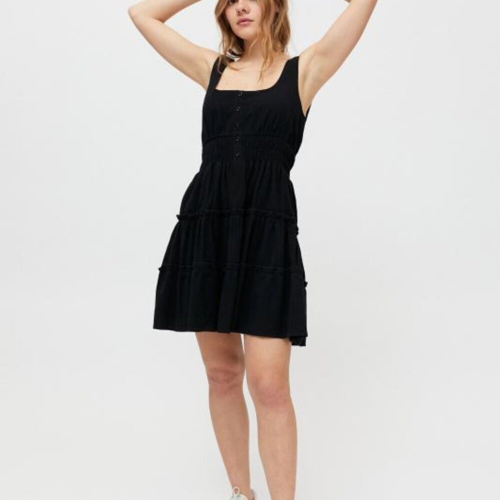 UO Hailey Tiered Mini Dress
